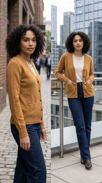 J.Crew Sweaters - J.Crew Wool Cashmere Blend V-Neck Button Front Cardigan Size XS